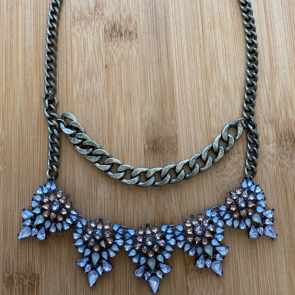 Baublebar Two Layer Gemstone Statment Necklace - image 3